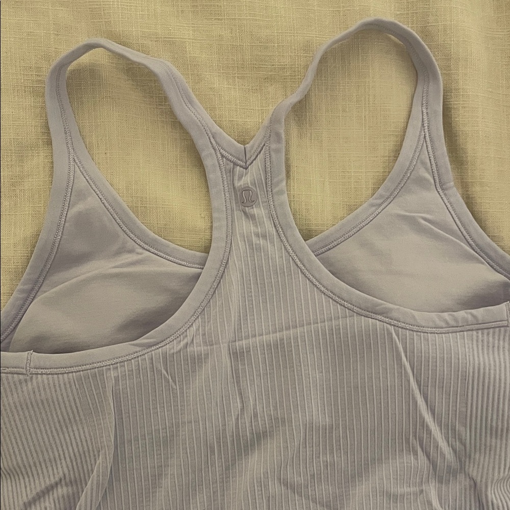 Lululemon Lavender Ribbed Tank Top - Picture 3 of 4